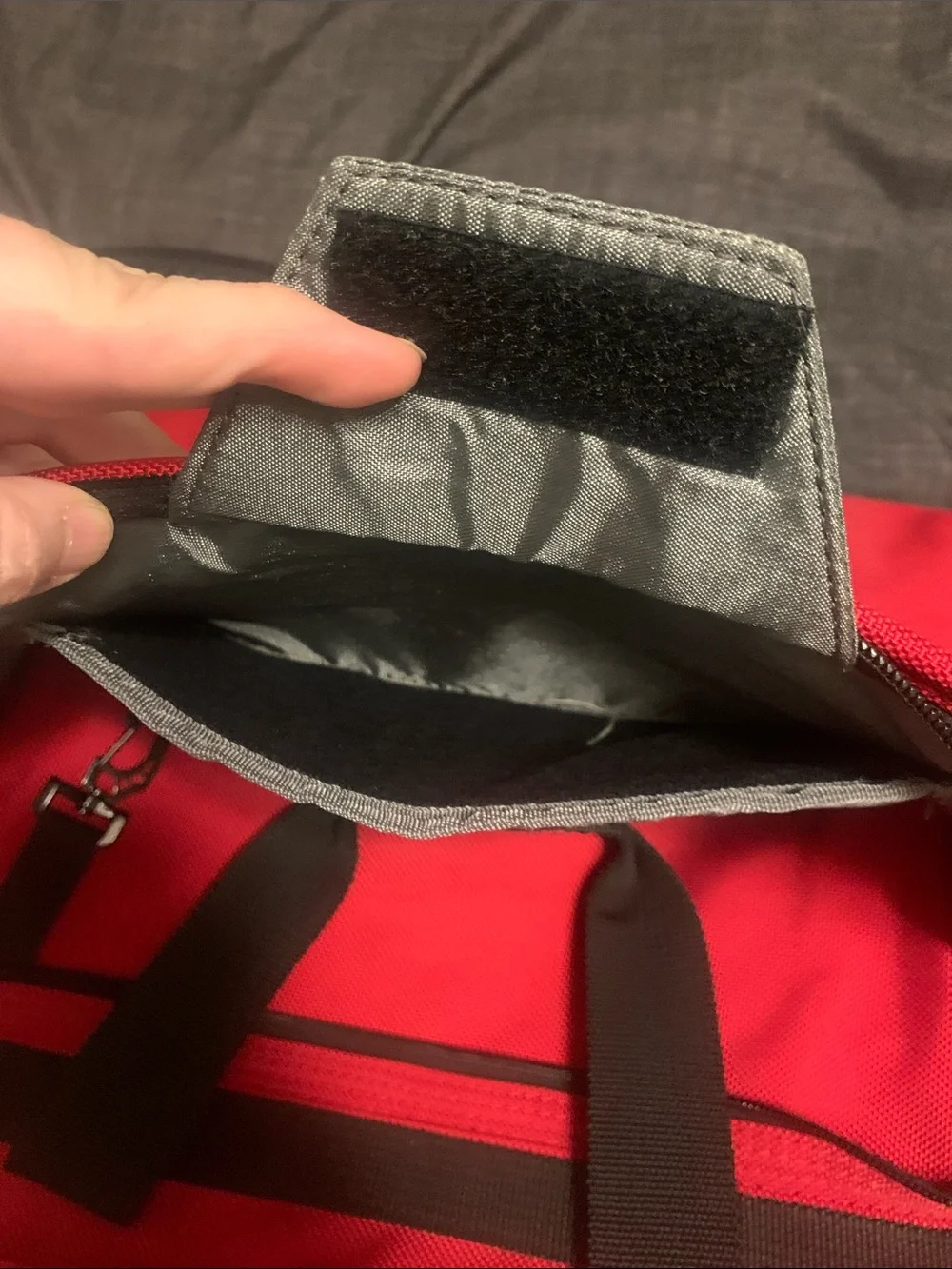 Victorinox by Swiss Army Knife Red Travel Bag with Black Handles